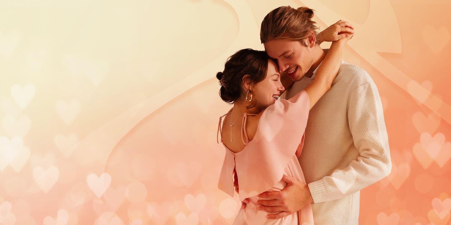 Young couple in love on the journey of dance